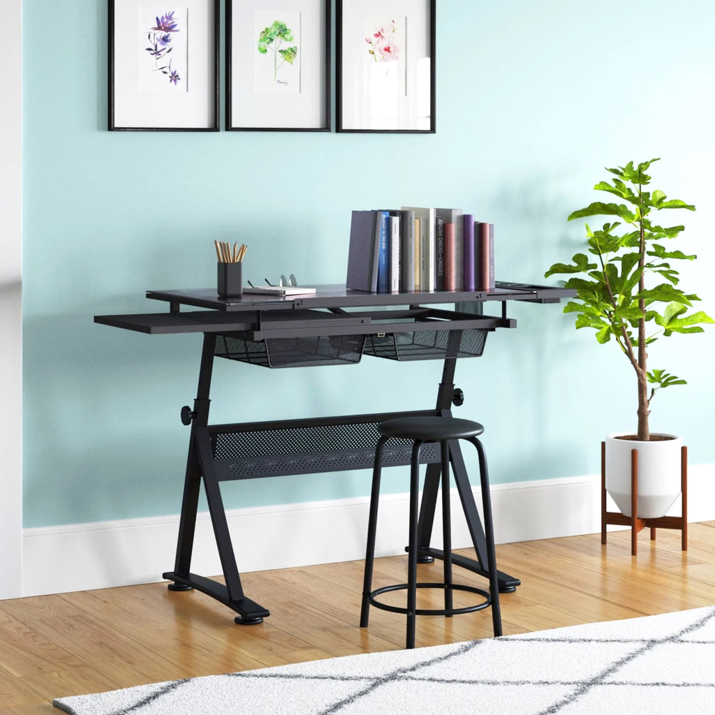 Height Adjustable Drawing Desk with Chair O20446