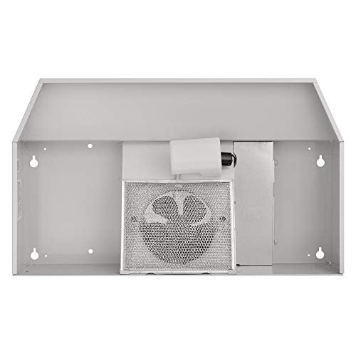 White 36-inch Under-Cabinet Convertible Range Hood with 2-Speed Fan and Light Y63081