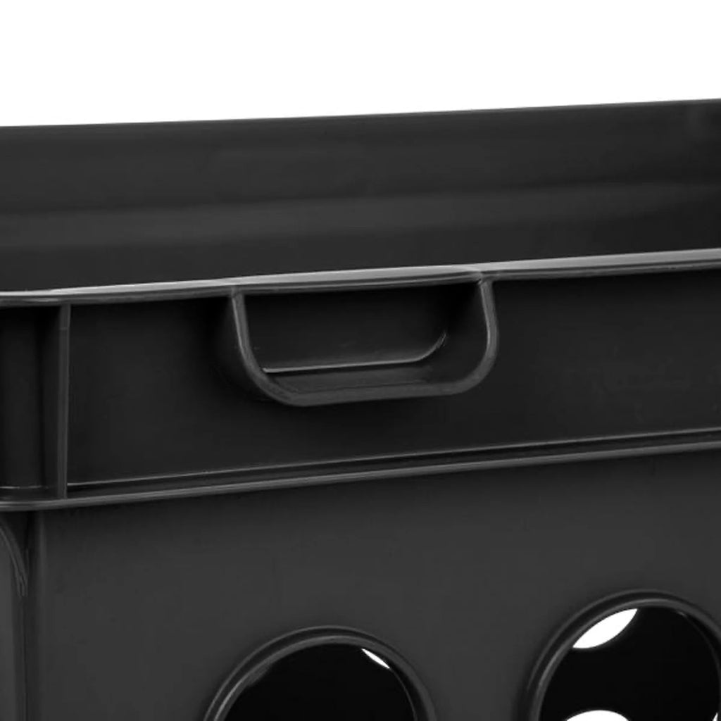 Stackable Storage Crate Organizer Bins with Handles, 18 Pack A607391