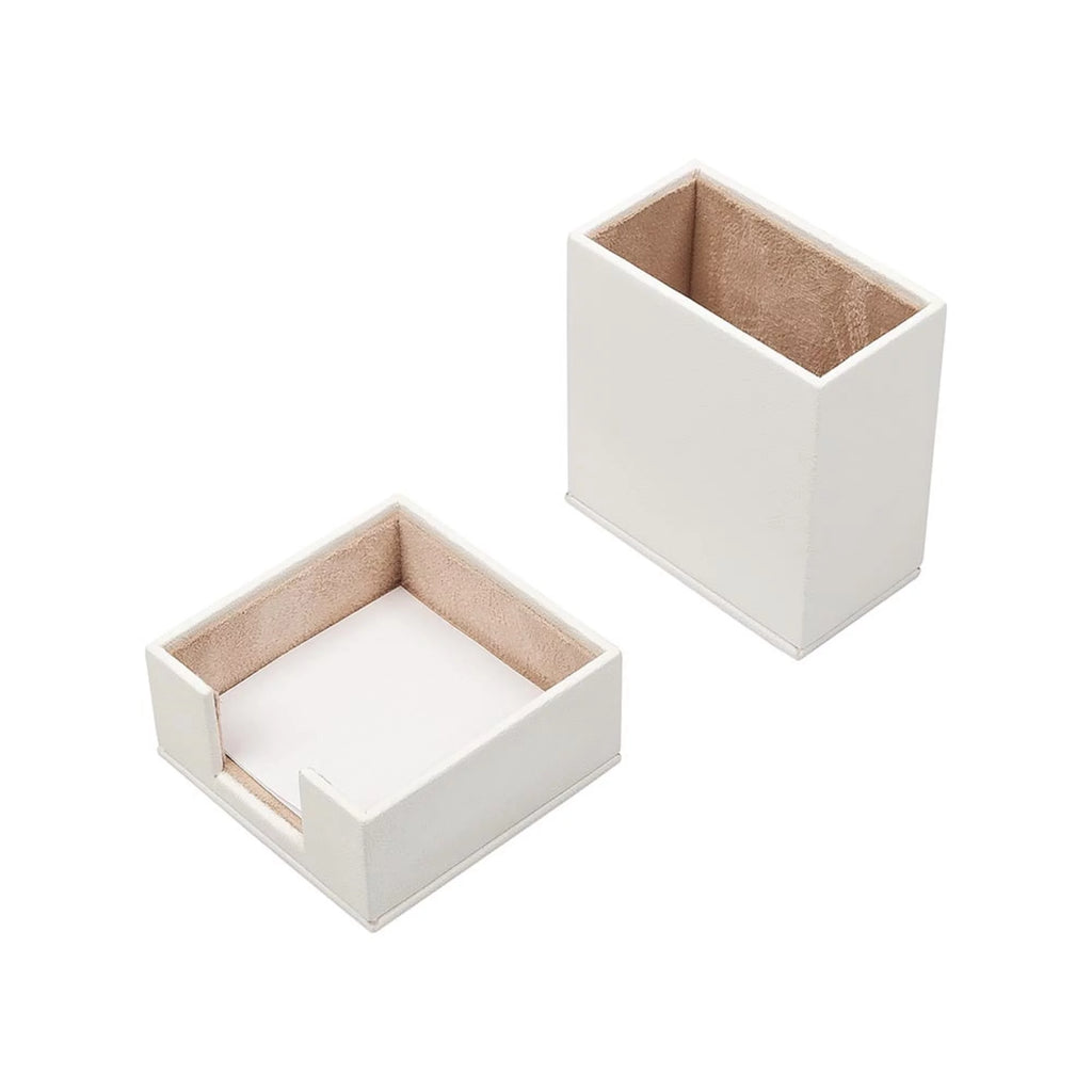 Leather 5 Pc Desk Organizer Set S472
