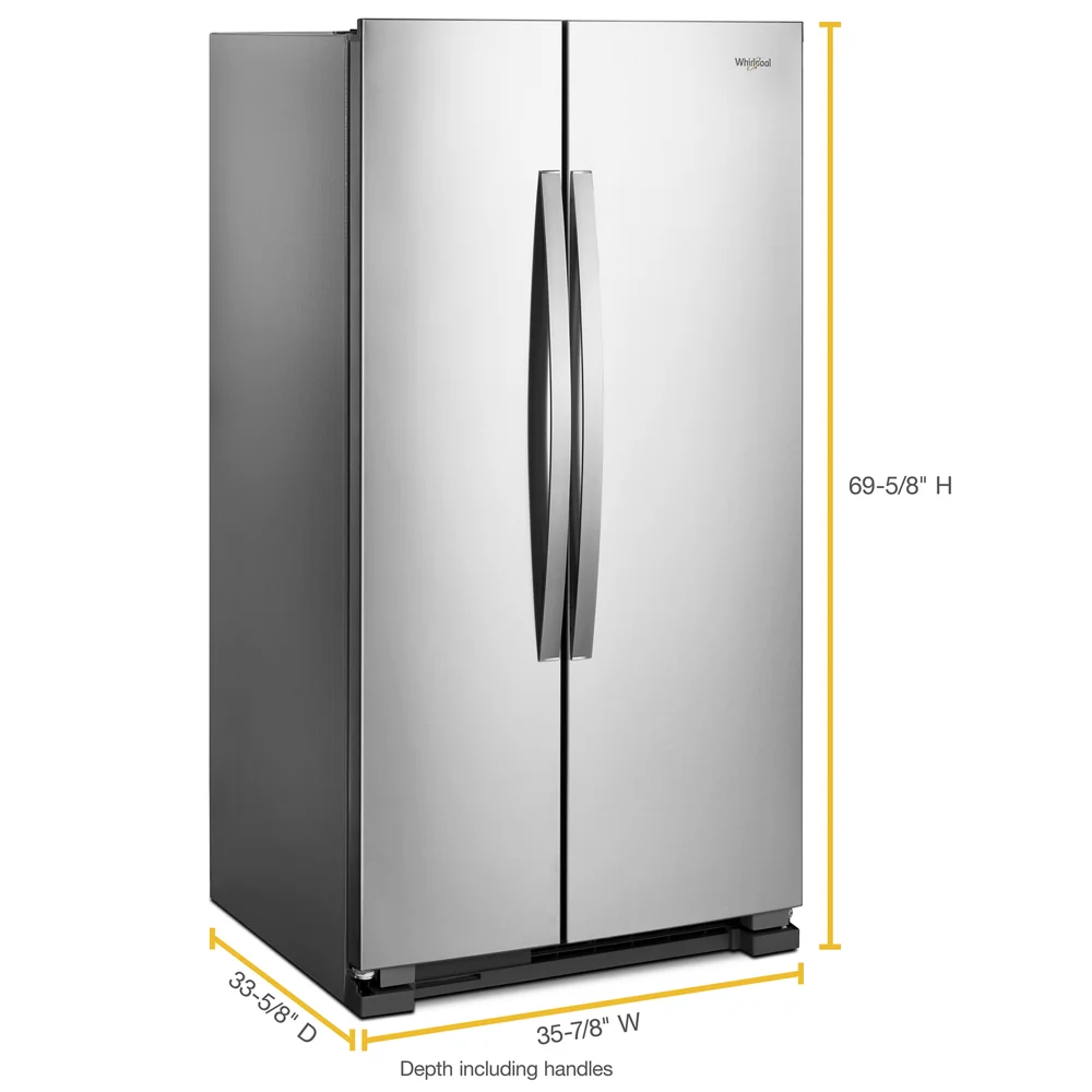 25.1 Cu. Ft. Side By Side Refrigerator Stainless Steel H90627