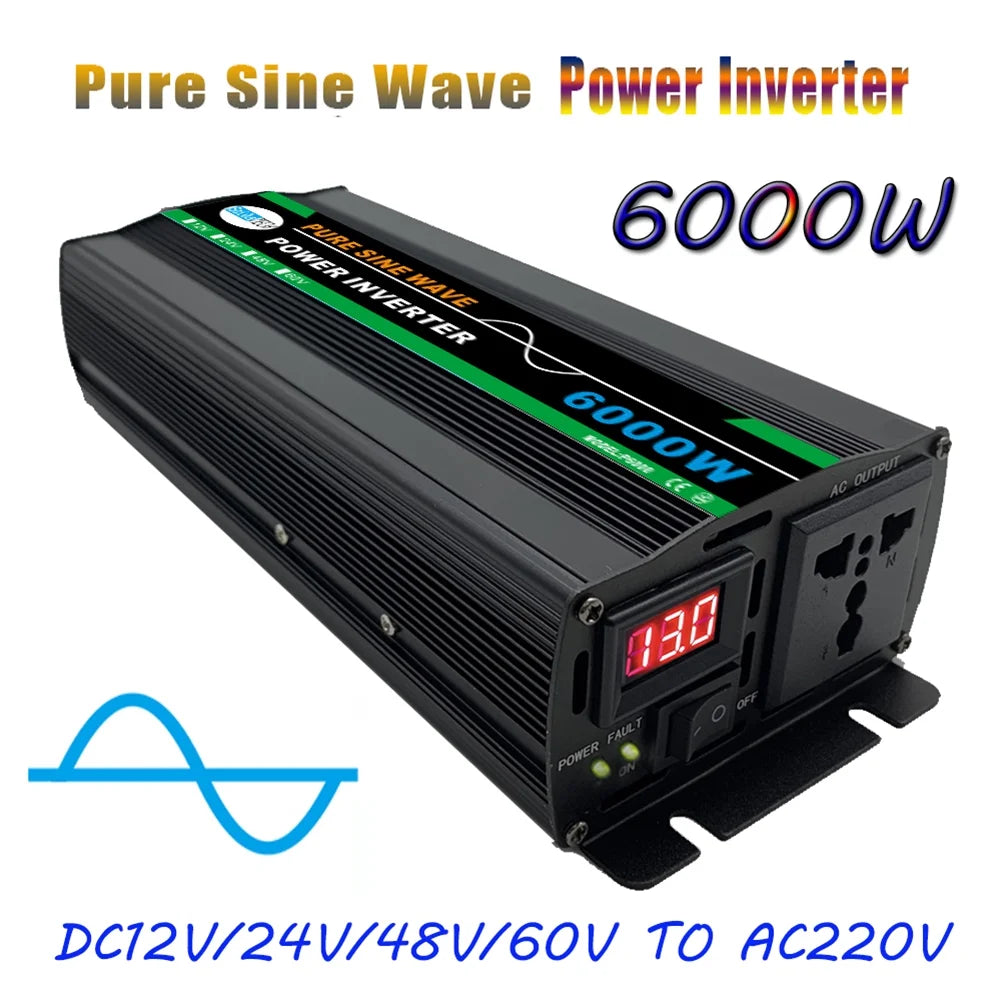 Pure Sine Wave Inverter 12V To 6000W F734