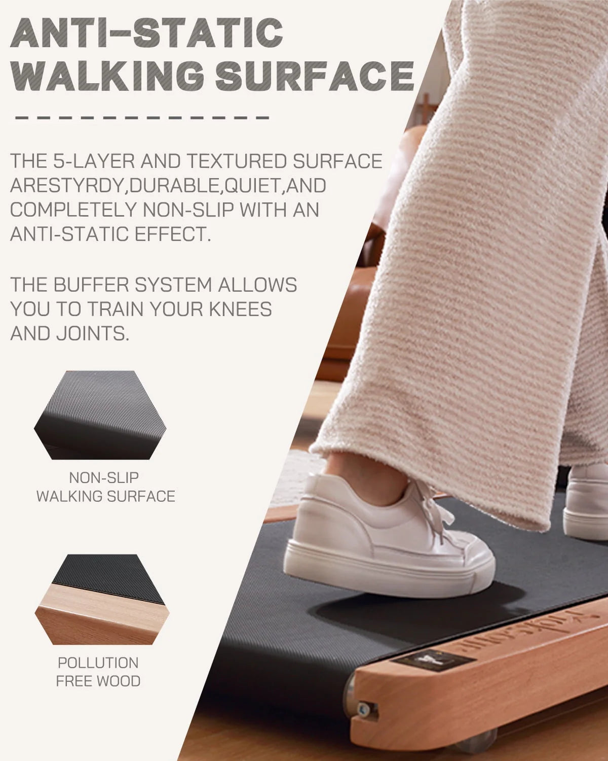 Under Desk Treadmill with Remote Control W447