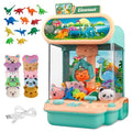 Pink Mini Dinosaur Claw Machine with 10 Plush and 12 Dinosaur Toys T311