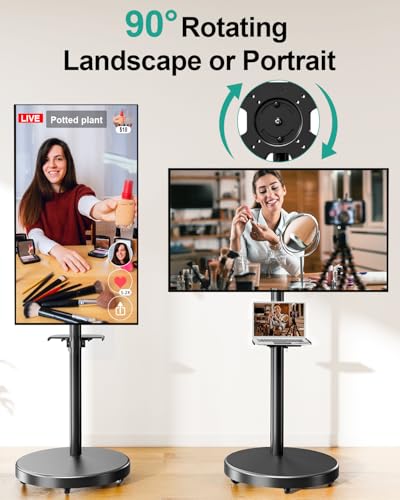 Rolling TV Stand for 26-65 inch Screens up to 77 lbs Y2336