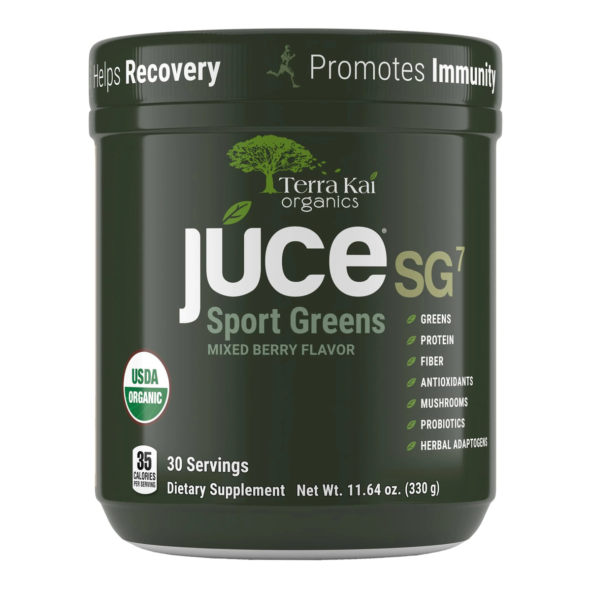 Organic Green Juice Powder Mixed Berry Flavor 30 Servings I4298