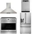 36 Gas Range, Range Hood, Refrigerator and Dishwasher T11435