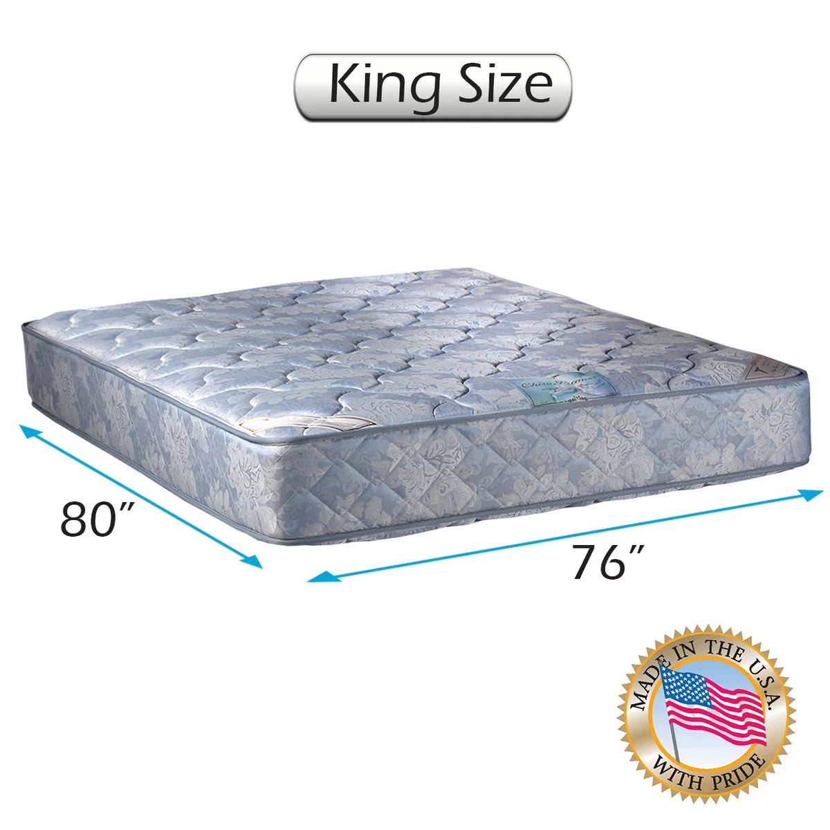 Blue King Size Mattress N703