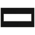Black 4 Gang Wall Plate C60305