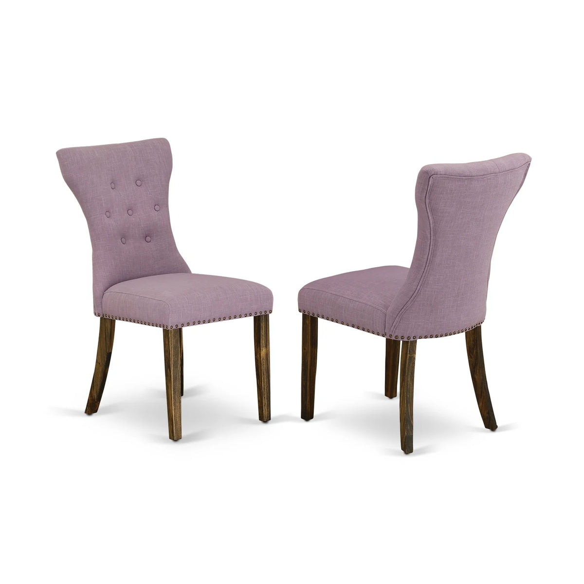 6-Pc Dining Table Set with Bench and Parson Chairs Q980