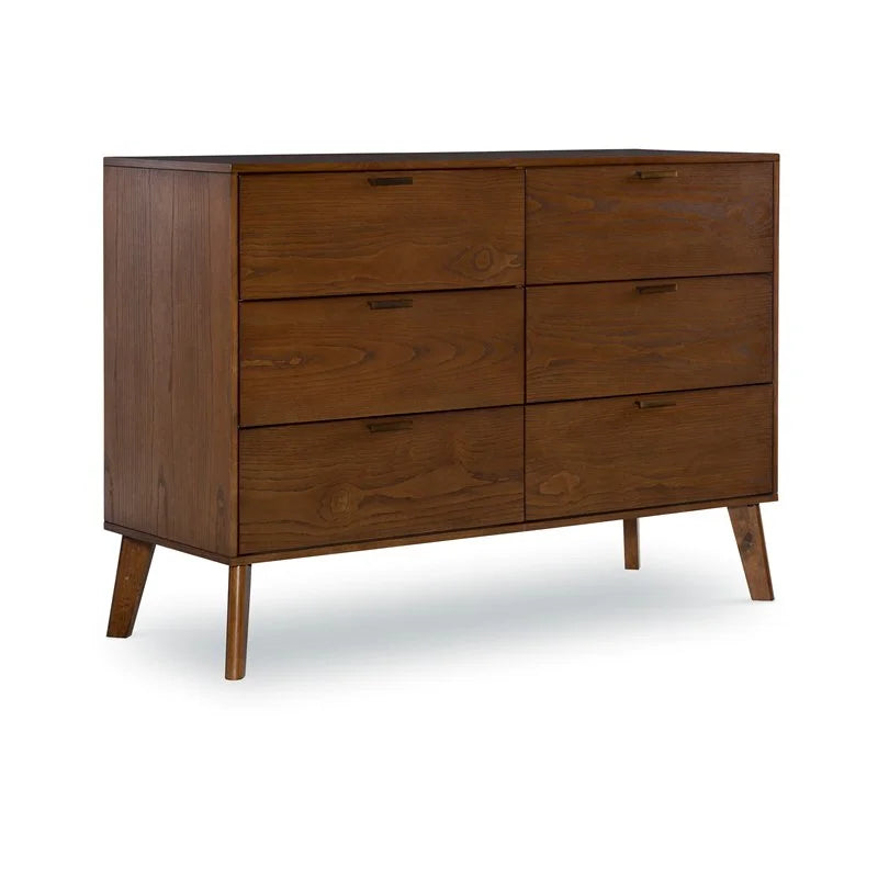 Wood Six Drawer Dresser U44906