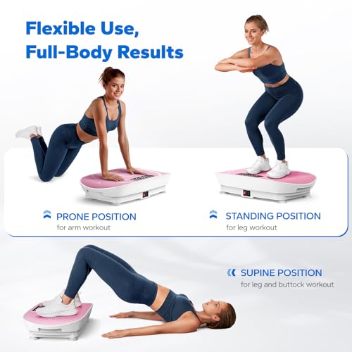 Vibration Plate Exercise Machine with LED Display S253