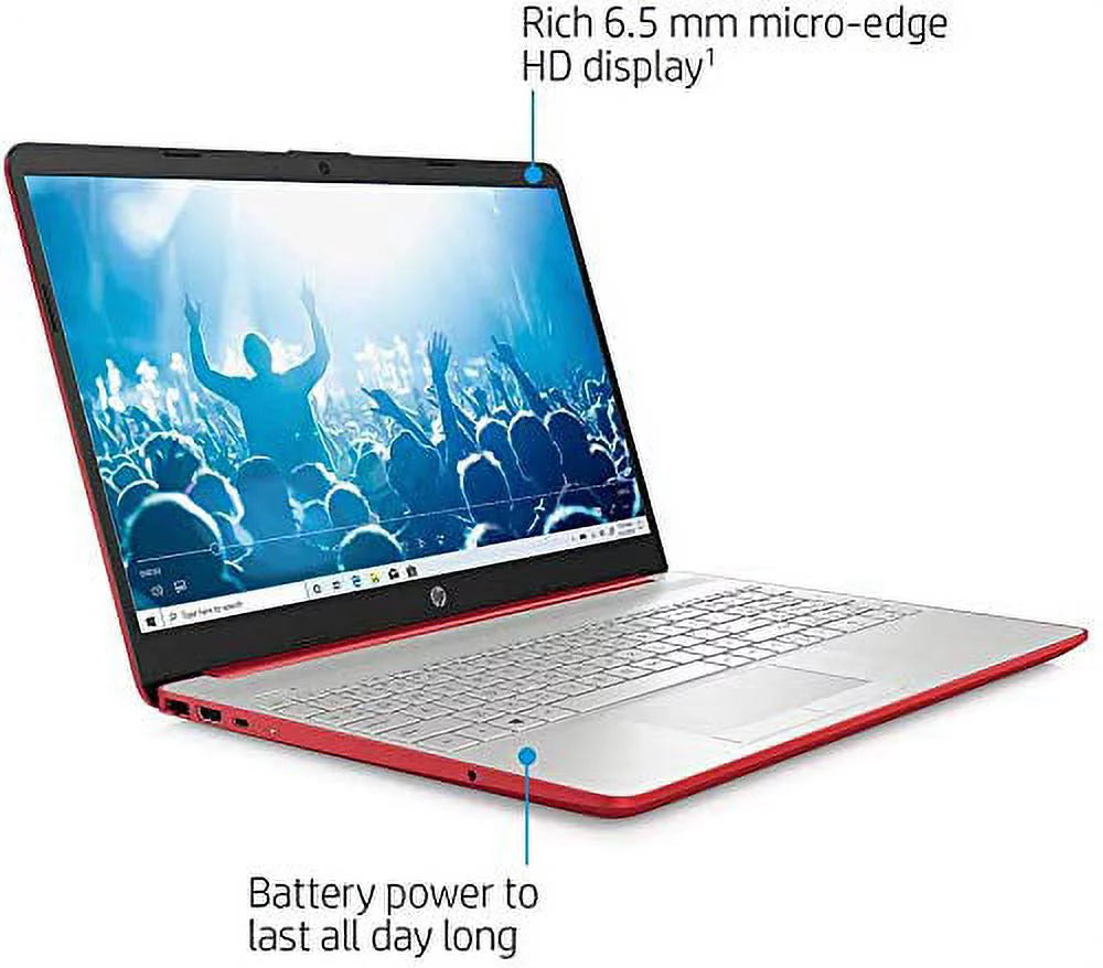 15.6" HD Laptop Intel Pentium Gold 16GB DDR4 256GB SSD Windows 11 Pro Scarlet Red Z702819