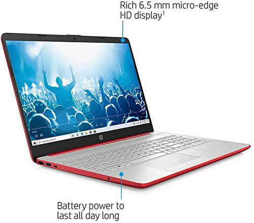 15.6" HD Laptop Intel Pentium Gold 16GB DDR4 256GB SSD Windows 11 Pro Scarlet Red Z702819