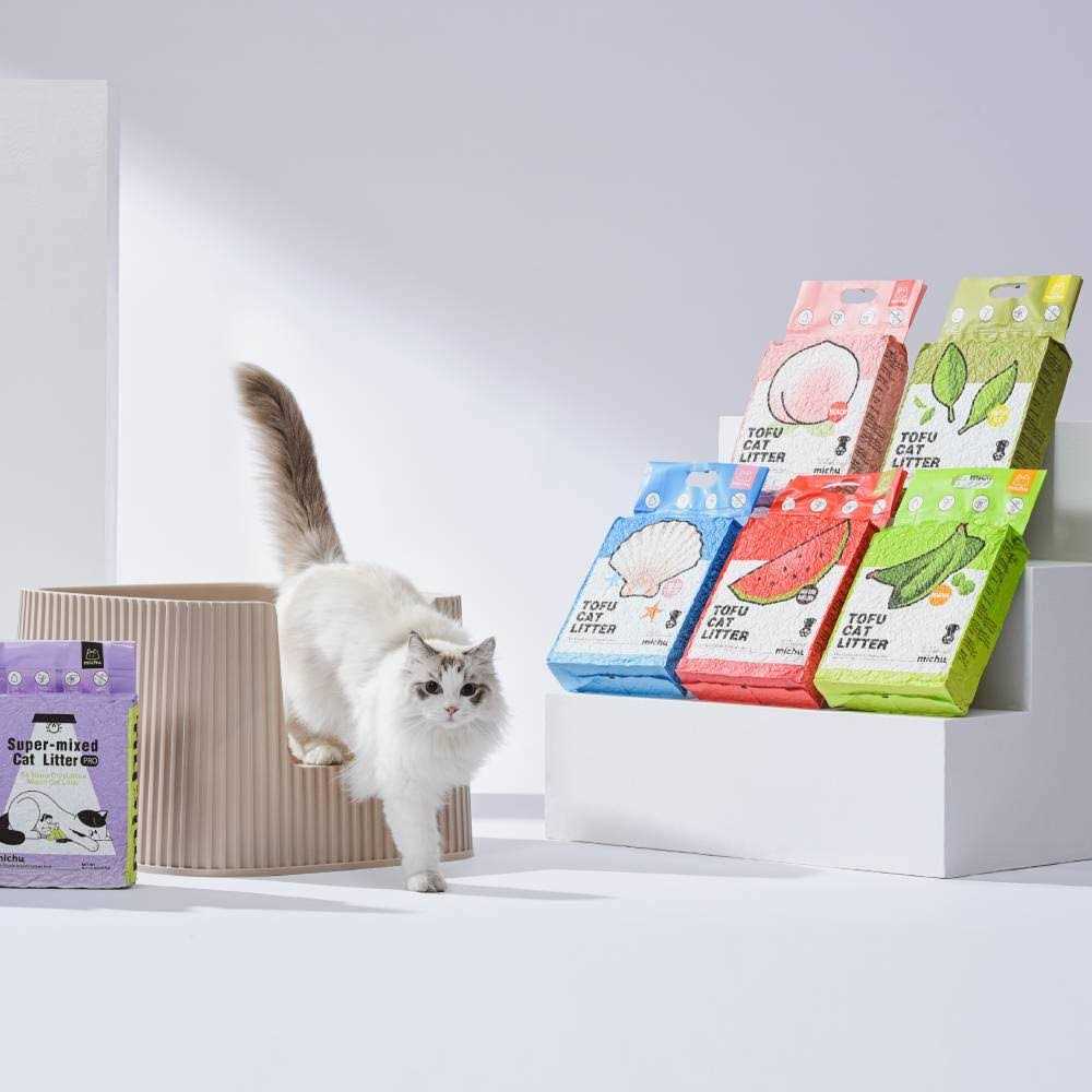 Natural Clumping Tofu Cat Litter 5.5lb I773