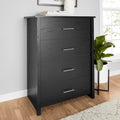 White 4-Drawer Dresser U7629