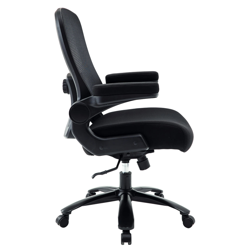 Black Mesh Office Chair with Adjustable Lumbar Support J904744