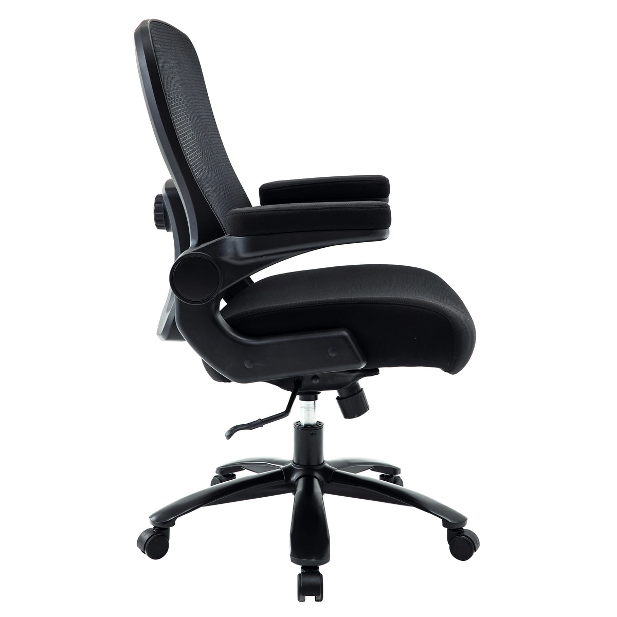 Black Mesh Office Chair with Adjustable Lumbar Support J904744