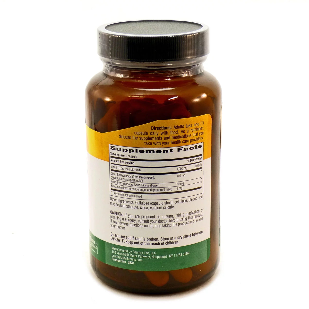 1000 mg Bioflavonoids Rutin 90 Capsules U531802