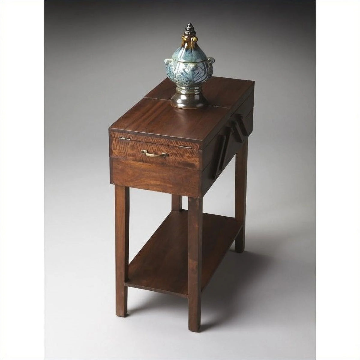 Acacia Wood End Table Set of 2 Y423564