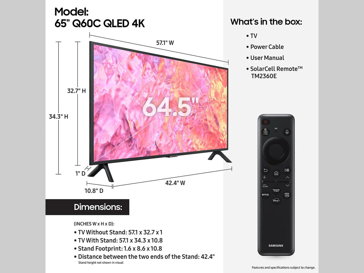 65” QLED 4K Smart TV T4106