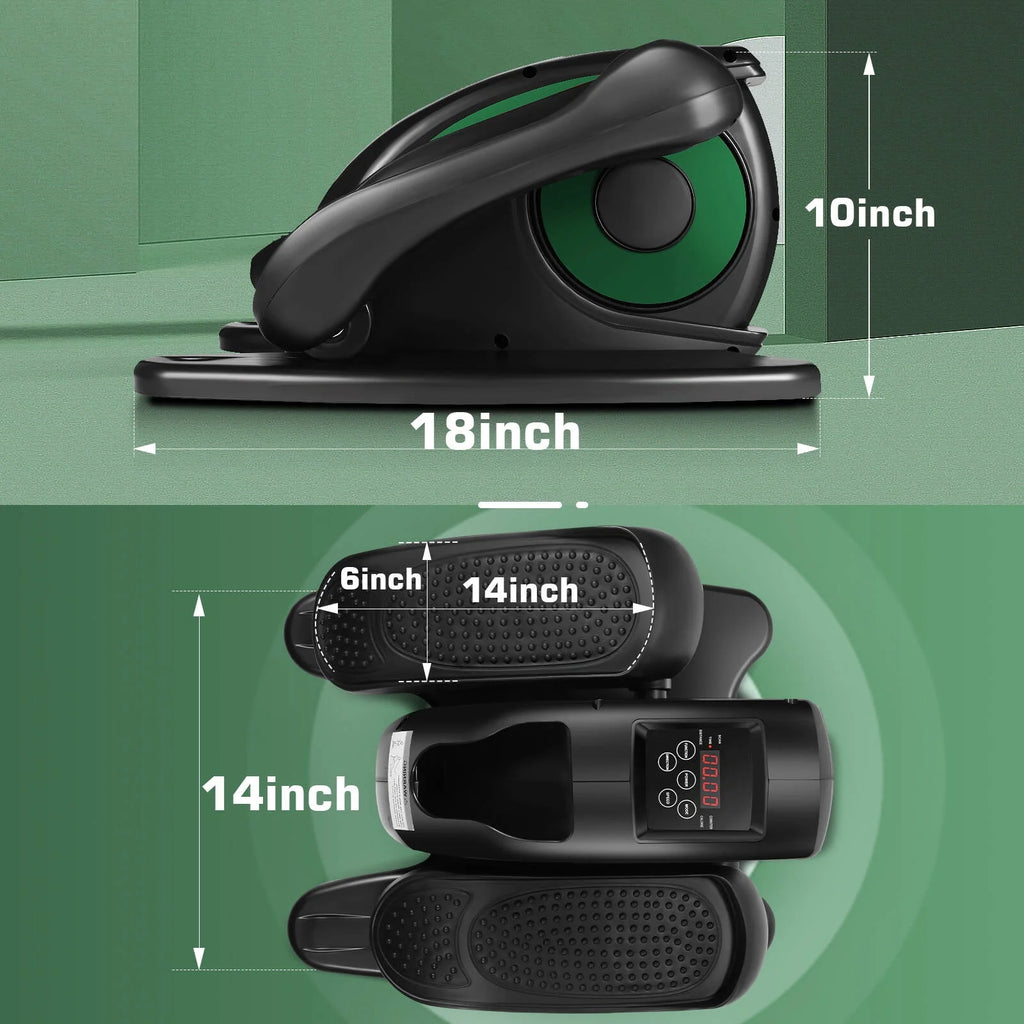 Under Desk Elliptical Machine with LCD Monitor Y2600