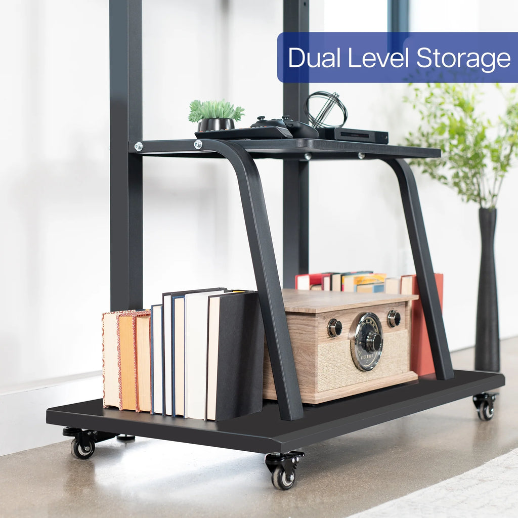 Heavy Duty Steel Mobile TV Cart for 42" to 100" Screens Z603