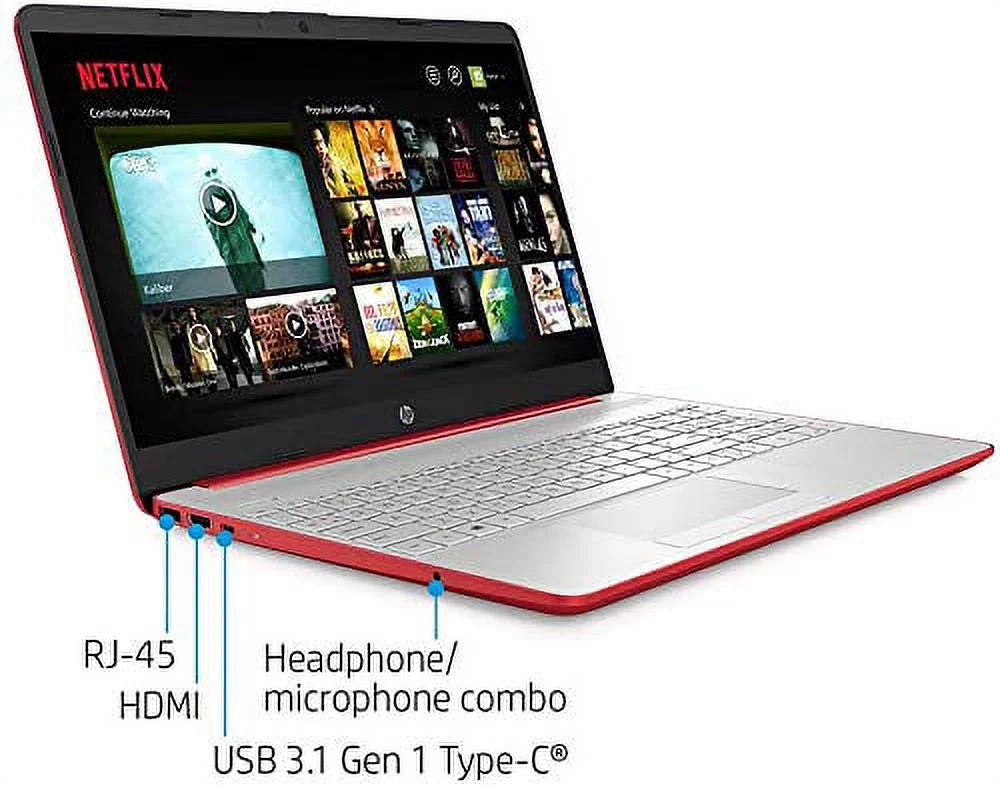 15.6" HD Laptop Intel Pentium Gold 16GB DDR4 256GB SSD Windows 11 Pro Scarlet Red Z702819