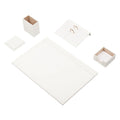 Leather 5 Pc Desk Organizer Set S472