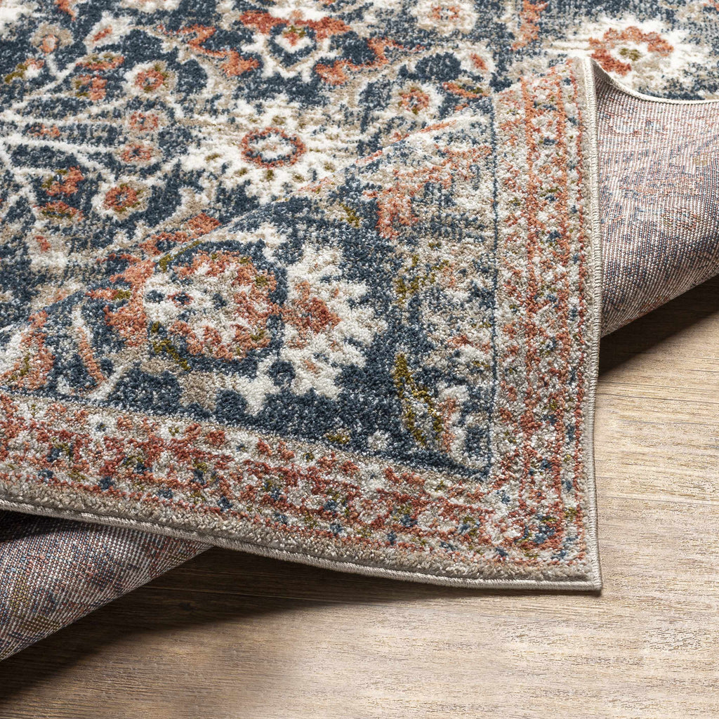 White Multi Gray Area Rug B882