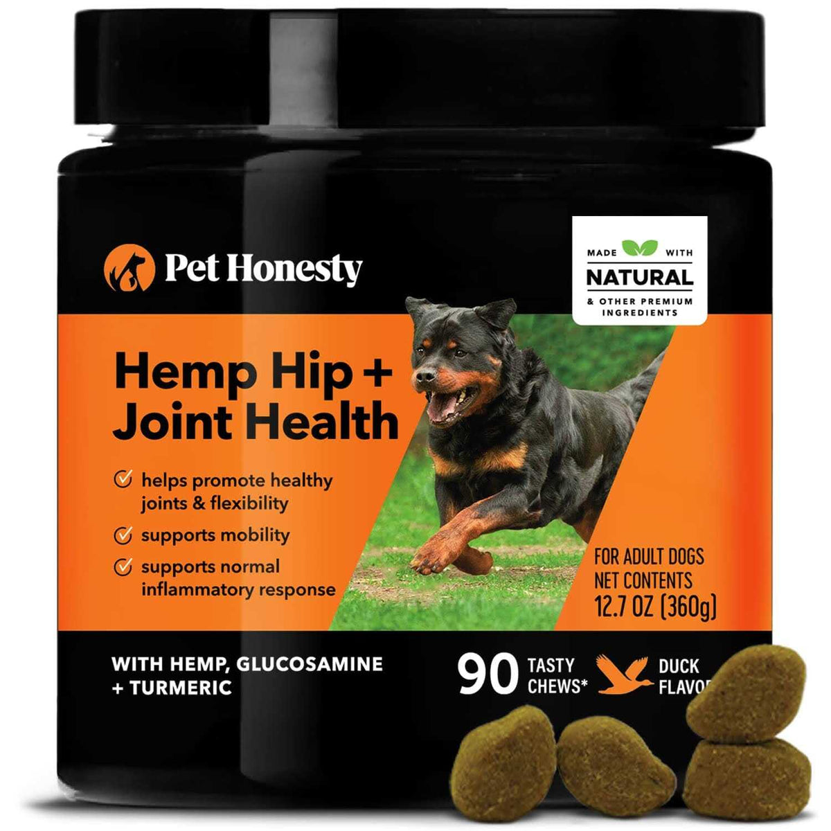 Hemp Hip + Joint Health Soft Duck Chews for Dogs R838268