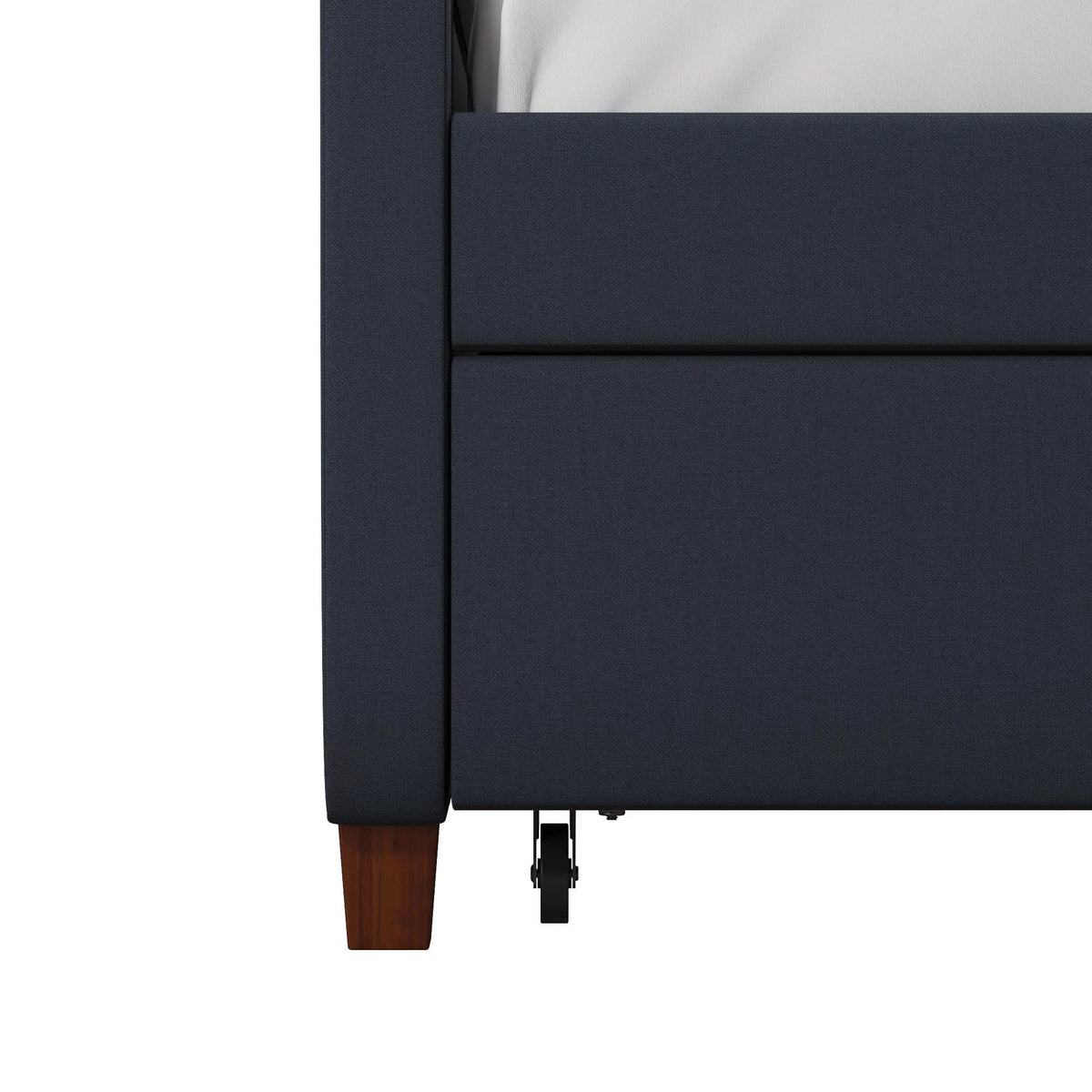 Blue Linen Daybed and Trundle V366427
