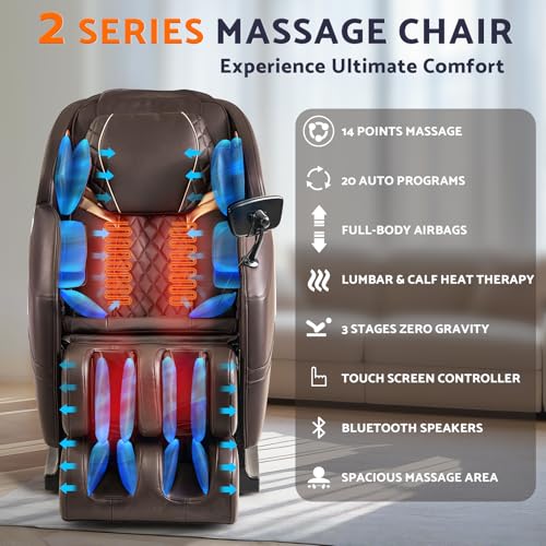 Zero Gravity Full Body Shiatsu Massage Chair T95278