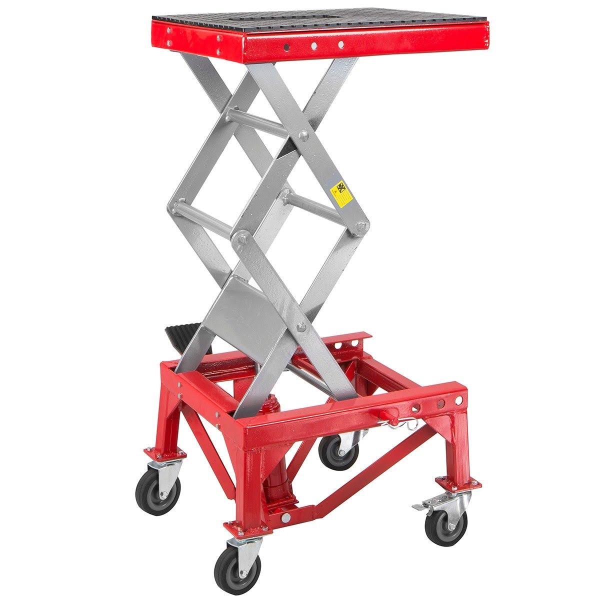 300lb Motorcycle Hydraulic Scissor Floor Jack Lift P4408