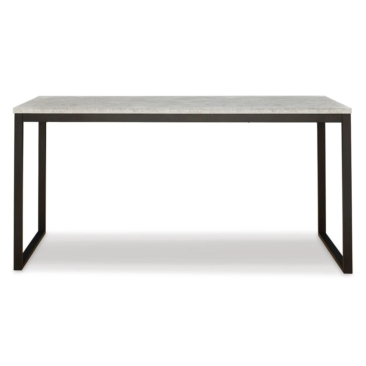 63 Inch Faux Concrete Melamine Top Home Office Desk T444852