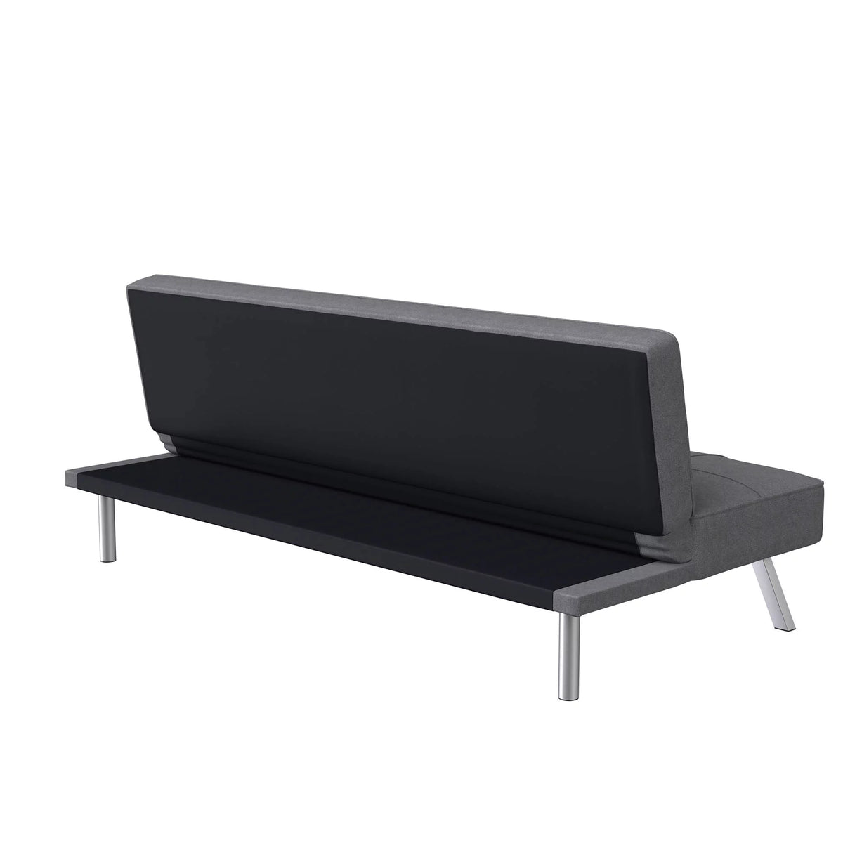 Charcoal Gray Fabric Futon E554601