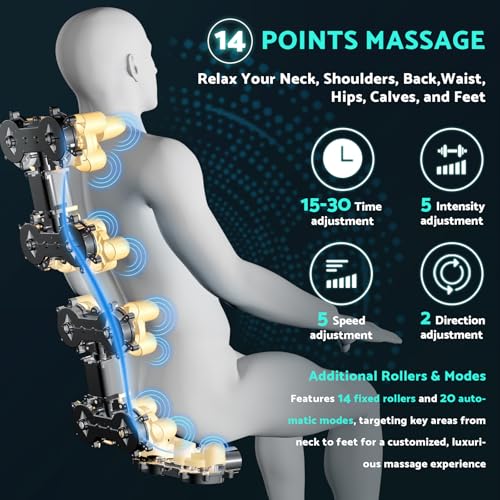 Zero Gravity Full Body Shiatsu Massage Chair T95278