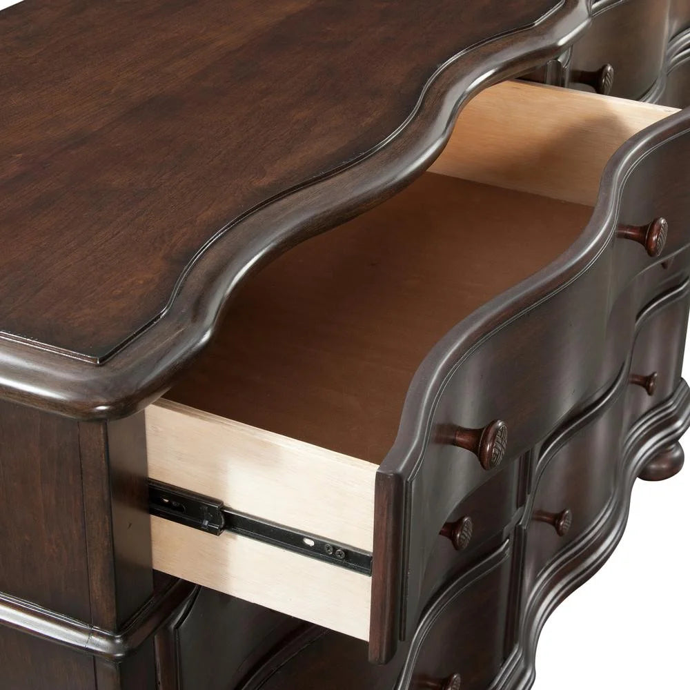 8 Drawer Wood Chest Tobacco Brown T58650