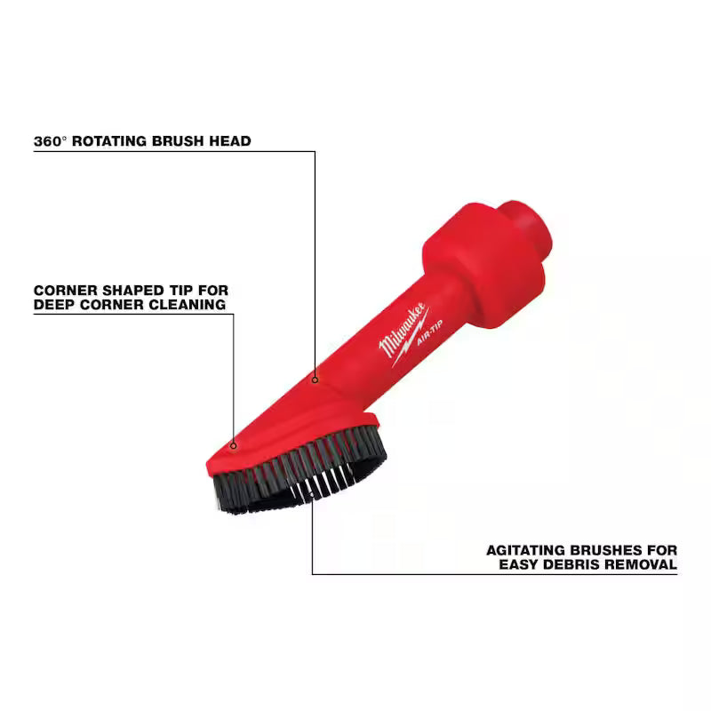 Cordless Wet/Dry Vacuum with 3-Piece Crevice, Nozzle and Brush Kit Q395