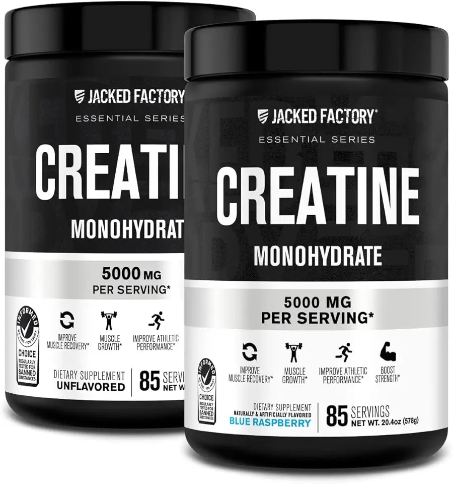 Unflavored Blue Raspberry Creatine Monohydrate Powder I902880