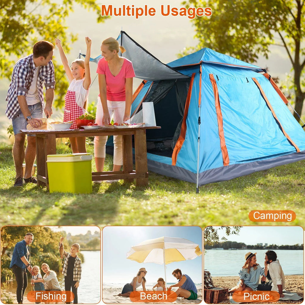 3-4 Person Pop Up Outdoor Camping Tent G18086
