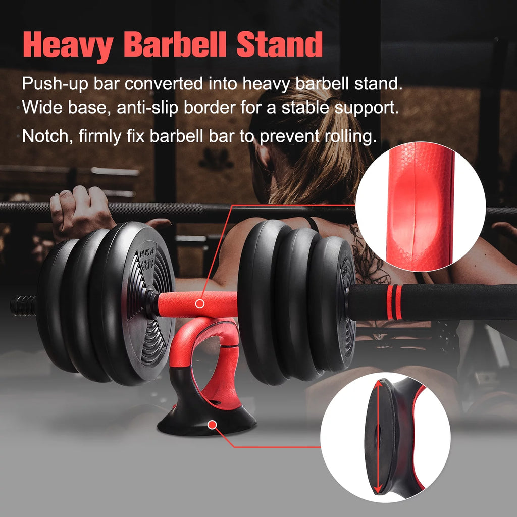 5 in 1 Adjustable Dumbbell Barbell Kettlebell Set 40LB A5004