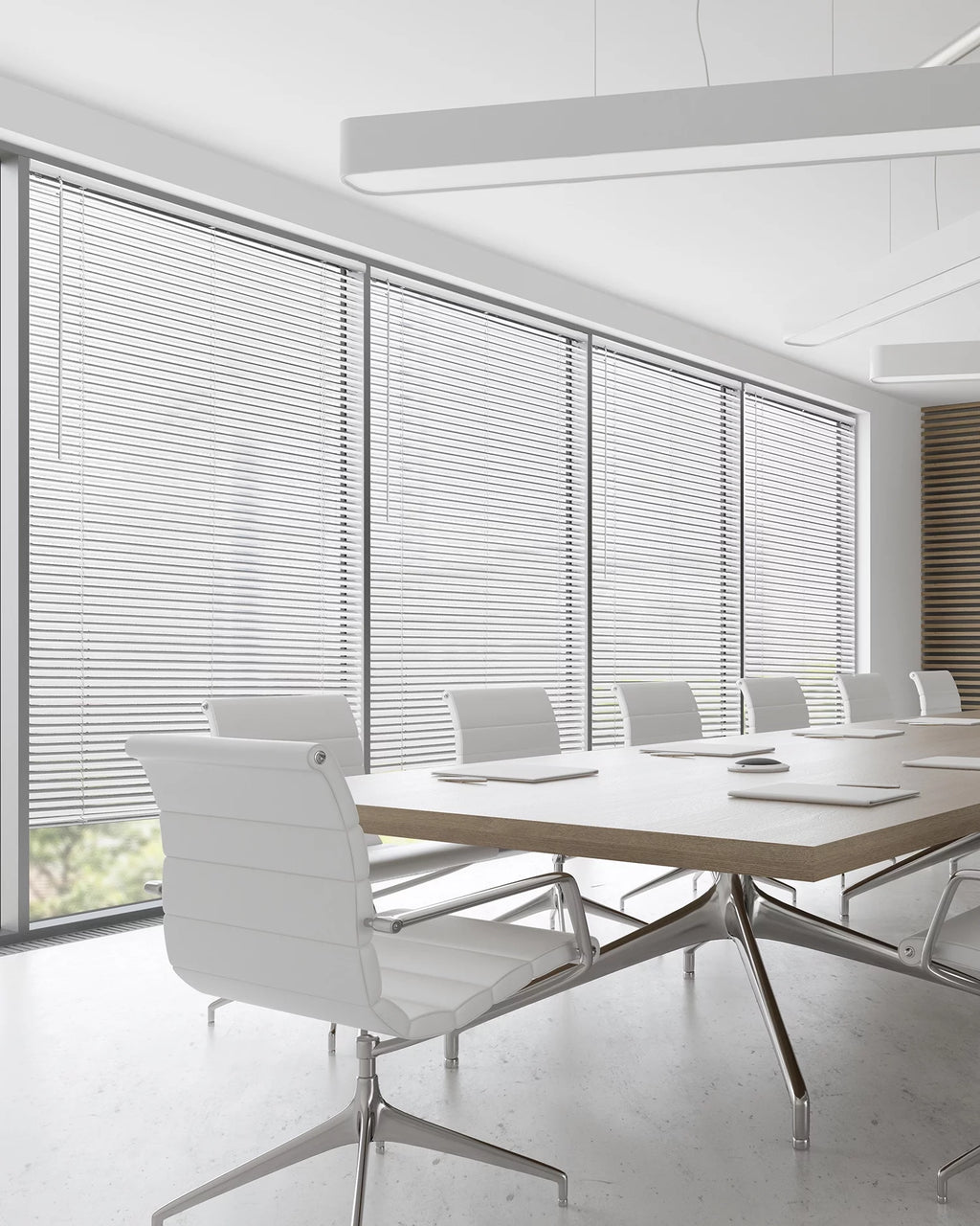 Cordless 1-Inch Vinyl Mini Blinds Gloss White 70"W X 48"H A870