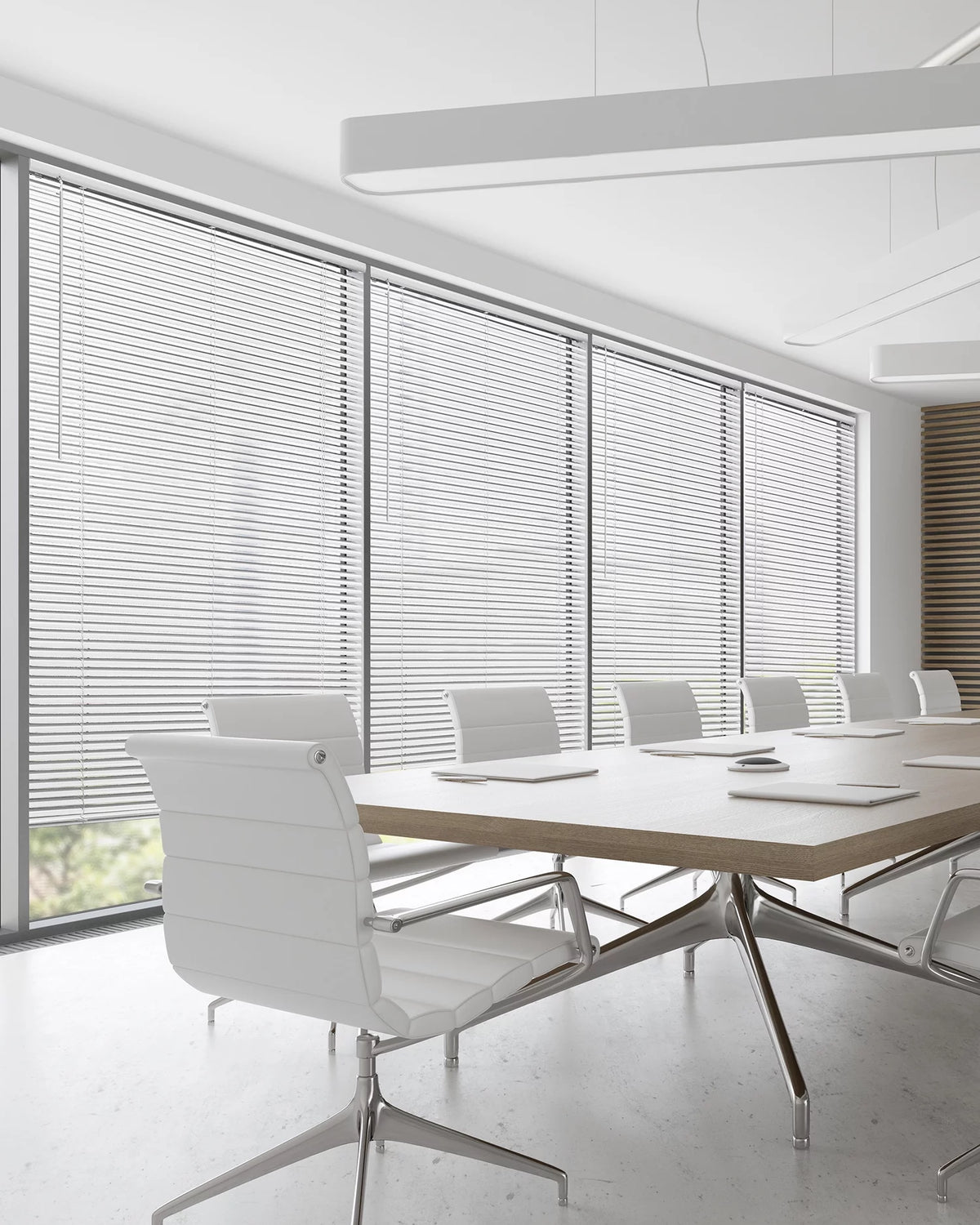 Cordless 1-Inch Vinyl Mini Blinds Gloss White 70"W X 48"H A870