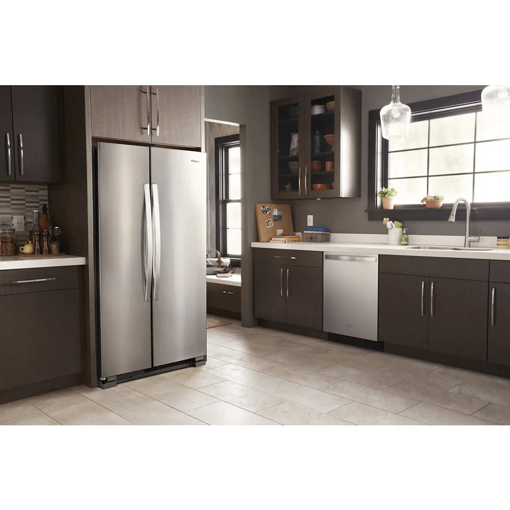 25.1 Cu. Ft. Side By Side Refrigerator Stainless Steel H90627