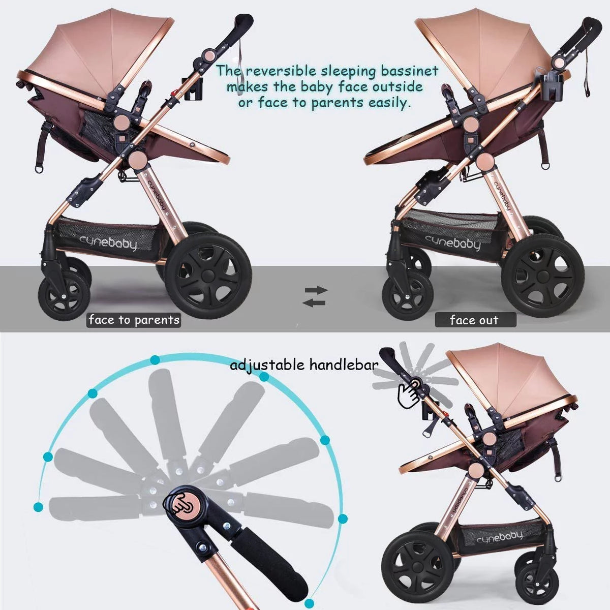 Newborn Infant Toddler Stroller P8061