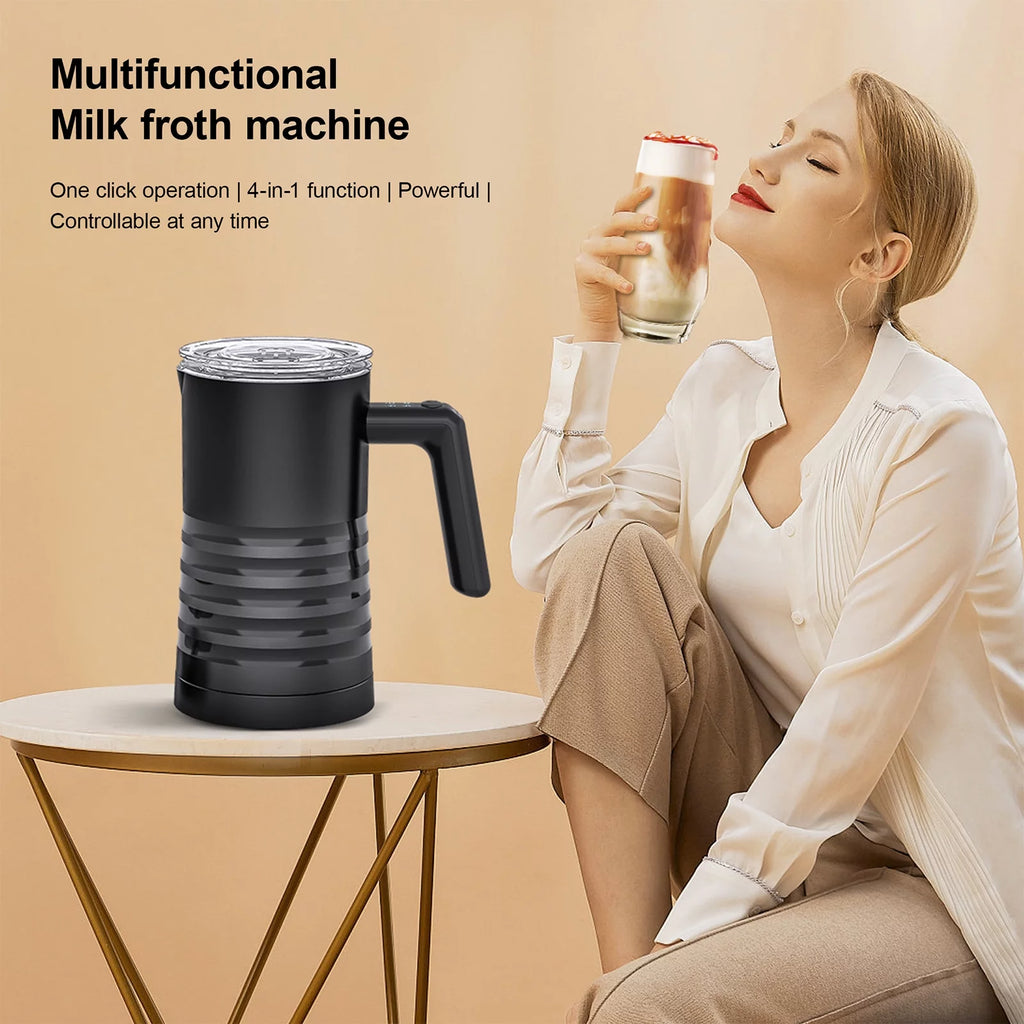 Electric Milk Frother and Steamer 4 in 1 580ml Stainless Steel T45126