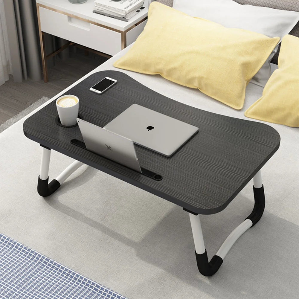 Foldable Lap Desk with Cup Holder & Drawer O4222
